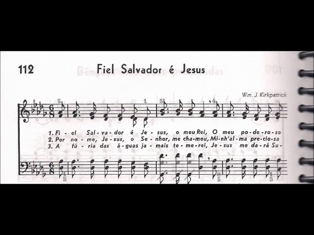 CCB - HINÁRIO 04 - HINO 112 - FIEL SALVADOR É JESUS - by MESSIAS ULLMANN class=