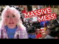 😱EXTREME BASEMENT CLEANING, DECLUTTERING, AND ORGANIZING | Large Family Moving!