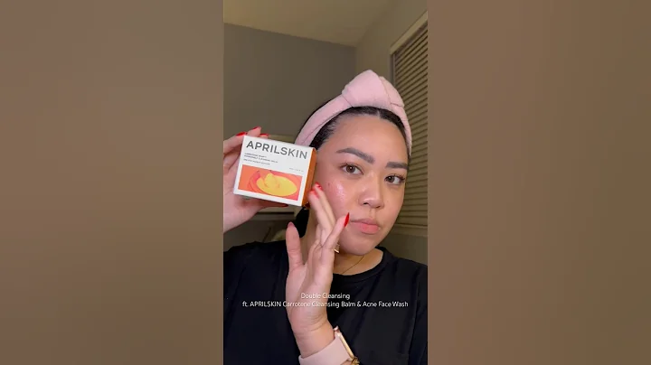 APRILSKIN Carrotene Cleansing Balm/Acne face wash #kbeauty #kbeautyblogger #skincare #skincarelover