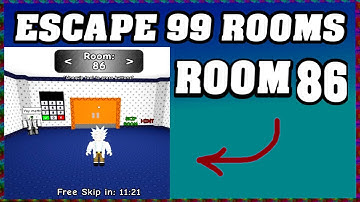ROOM 86 ESCAPE 99 ROOMS Roblox Walkthrough [Full Guide English] 🗝️