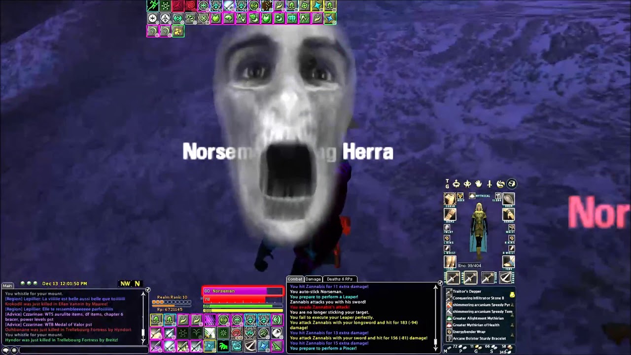 DAoC Ywain - Road to Lone Enforcer (Solo Inf)