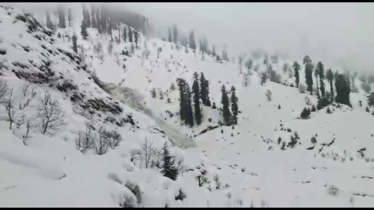 Huge Avalanche In Manali (Solang Nala)
