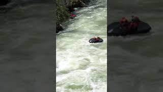Raft Unfliping Below Double Drop on Selway River May 9th 2021