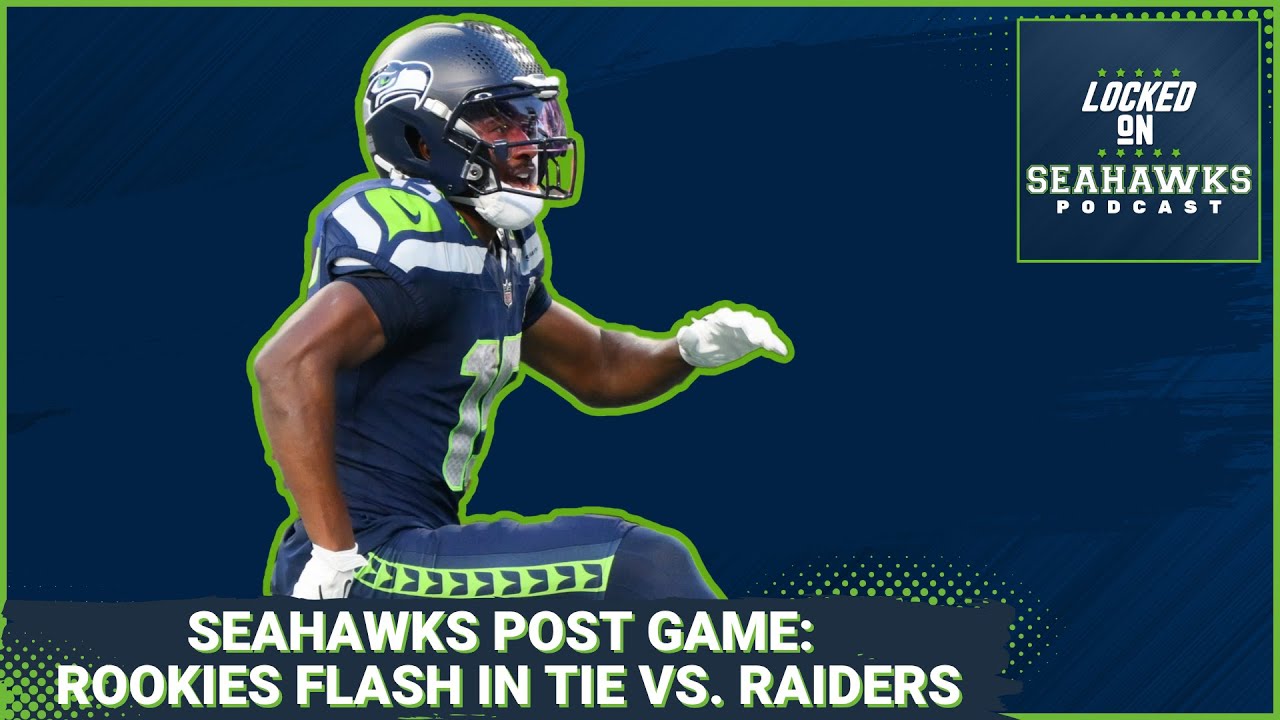 POST GAME: Tory Horton, Rookies Flash as Seattle Seahawks Tie Las Vegas Raiders
