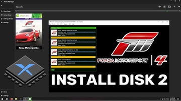 Install Forza Motorsport 4 Disk 2 on Xenia Emulator (PC & Linux)
