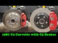 1987 C4 Corvette to C5 front brake upgrade