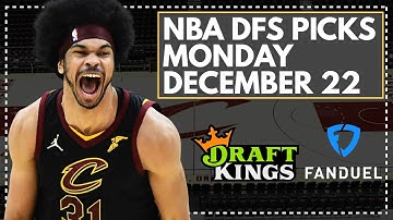 NBA DFS LIVE PRE-LOCK Q&A: MONDAY DECEMBER 22nd FanDuel & DraftKings Lineup Advice