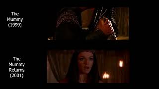 The Mummy (1999) And The Mummy Returns Scene Comparison