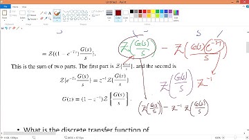 l5v4 Using zero order hold on a transfer function converting digital to analog and back to digital