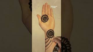 Easy and simple mehndi design #shorts #mehndi #henna #mehandi #viral #trending #shortsfeed