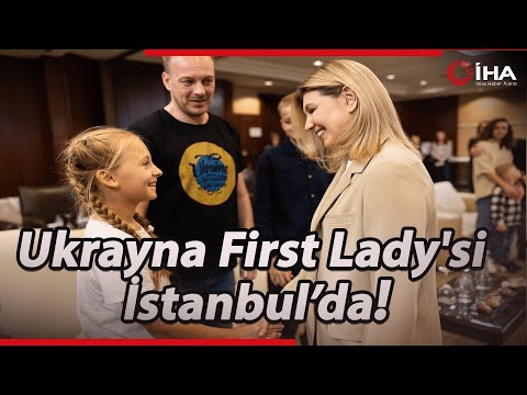 Ukrayna First Lady'si Kurtarılan Komutanlarla İstanbul'da Bir Araya Geldi