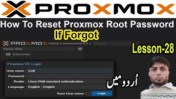 How To Reset Proxmox Root Password | Lesson-28