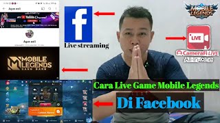 cara live streaming game mobile legends di facebook pake hp biasa dengan aplikasi cameraFii live screenshot 3