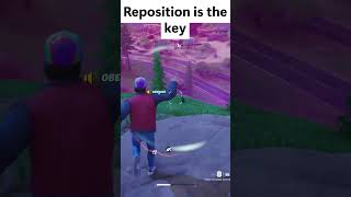 Reposition is the key #Fortnite #RepositionIsKey #HighGround #ClutchPlays