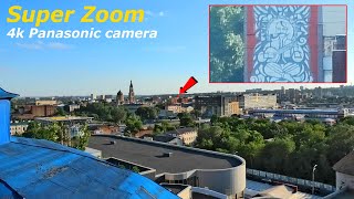 Super Zoom Camera 4K Panasonic Vxf1 Тест Зума В Ясный День