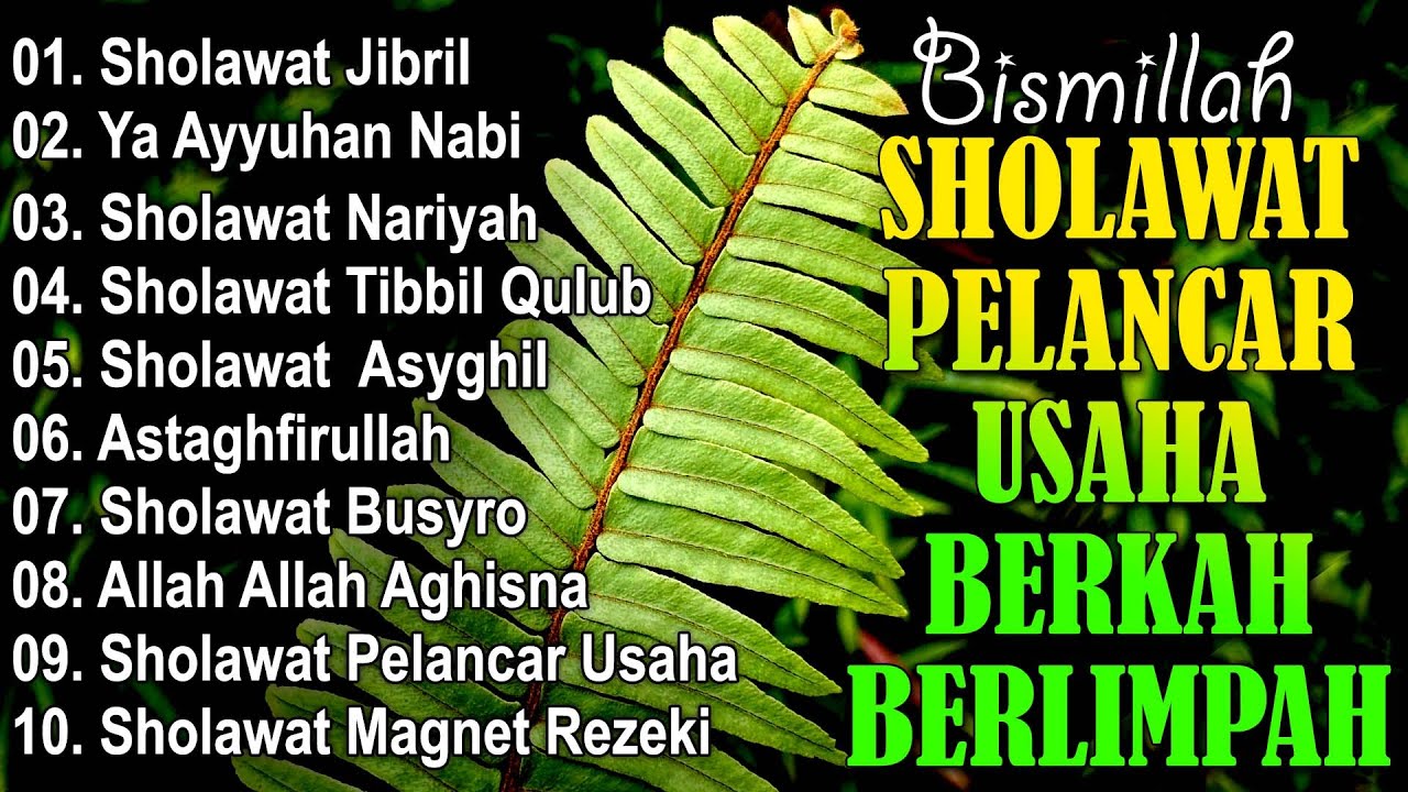 KUMPULAN SHOLAWAT TERBARU 2025 | SHOLAWAT JIBRIL PENARIK REZEKI, BUSYRO | SHOLAWAT TERPOPULER 2025