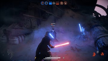 Battlefront 2 - Intense Lightsaber Duels #4 | Vader & Maul vs Kenobi & Anakin | Season 2