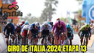GIR0 DE ITALIA 2024/ETAPA 13/RICCIONE-CENTO /PERFIL, RECORRIDO Y FAVORITOS