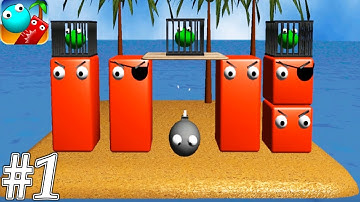 Bubble Blast Rescue Gameplay Walkthrough Part 1 - Blast off the Bad Guy