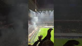 Milan vs Napoli UCL curva sud Milano