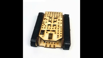 Small Hammer SN8600 DIY Wooden RC Robot Tank Assembled Robot Kit