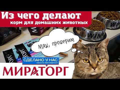 Как делают корма для домашних животных на заводе Мираторг