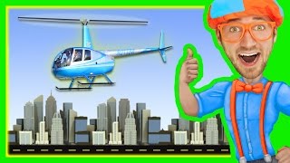 1 Hour of Blippi Videos | Helicopters and More!