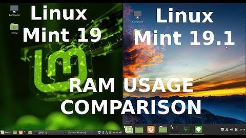 Linux Mint 19 vs 19.1 RAM Usage Comparison