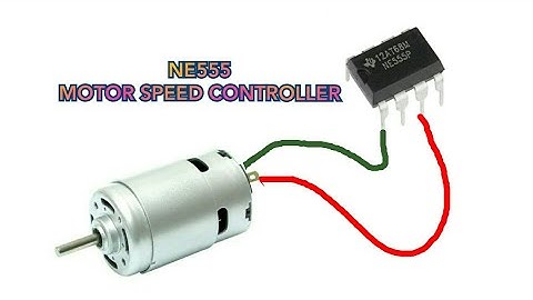 Pengatur Kecepatan Motor Dc Dengan NE555 || Motor PWM