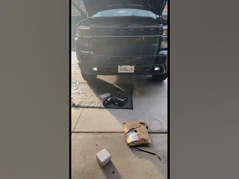 2021 Chevy Silverado Custom Z71 fog lights - YouTube