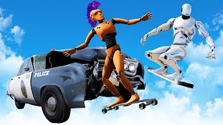 We Ride Insane Skateboards and Shatter our Bones in BeamNG Multiplayer!