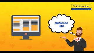 RPS Jewel PRO: KARIGAR GOLD ISSUE video tutorial. screenshot 4