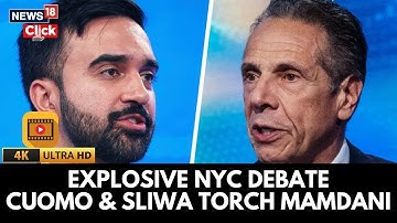 Zohran Mamdani en Andrew Cuomo botsen over beleid en aanpak van Trump in een verhit burgemeesters...
