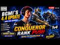 🔥 BGMI 4.4 UPDATE LIVE | 👑 Conqueror Rank Push | ⚔️ 1v4 Clutch Gameplay | Crown | Road to Top 100