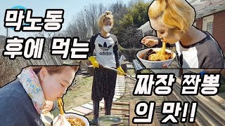 드디어 시작된 마당 데크 공사!! (feat.댕댕이 수로) (Country Story of City Couple EP.381)