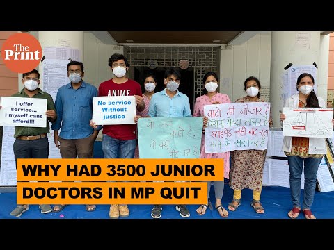 'We don't want thaalis or taalis, we want our demands to be met' — Why are 3500 MP doctors angry