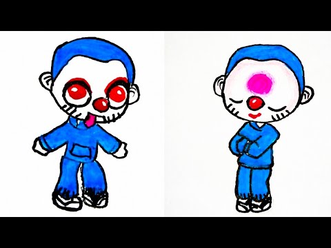 Sprunki oc Doremon in Avatar world #sprunki #drawing#incrediboxsprunki