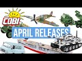Cobi News - 24/3/24 - April Release Dates. #cobi