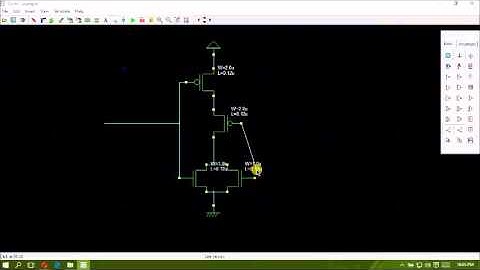 VLSI NOR Gate Circuit design and simulation Tutotial 3