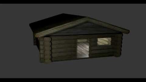 3D Model: Log Cabin