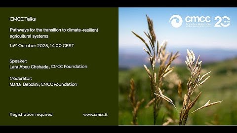 Pathways for the transition to climate-resilient agricultural systems