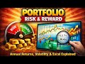 How to Measure Portfolio Risk &amp; Reward | Annual Returns, Volatility &amp; Excel Explained