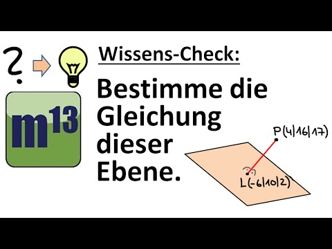 Wissens-Check: Ebenengleichung bestimmen und im Koordinatensystem darstellen