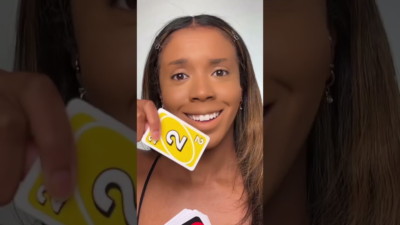 UNO CARDS DECIDE HOW MANY LAYERS OF MAKEUP  ??