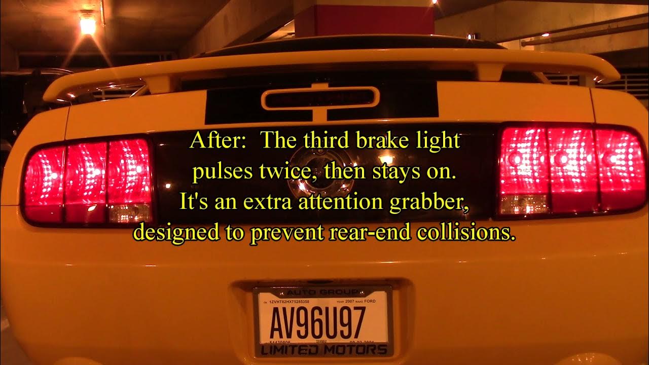 Third Brake Light Pulser 2007 Ford Mustang YouTube