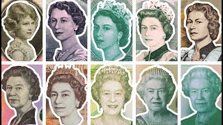 The Queen's Life Told Through Banknotes & Coins