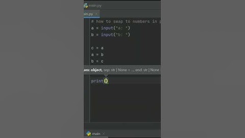 Python #3 How To swap two Numbers ||| Python basic practice #python #practice #technology