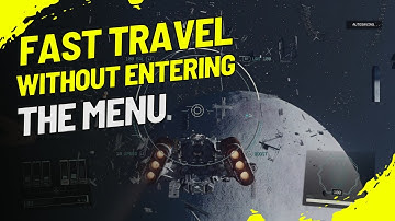Fast travel without entering the menu | Starfield Tutorials #starfield #starfieldgame