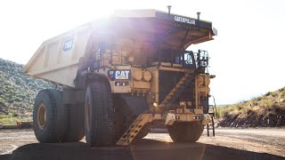 Two story house on wheels | CAT 793F