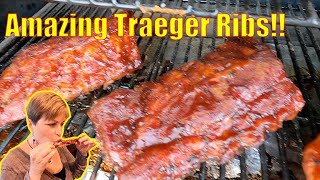 How To Make Great Ribs On The Traeger!! by Keith & Re 935 views 3 years ago 10 minutes, 58 seconds